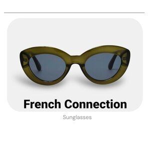 French Connection Green Sunglasses